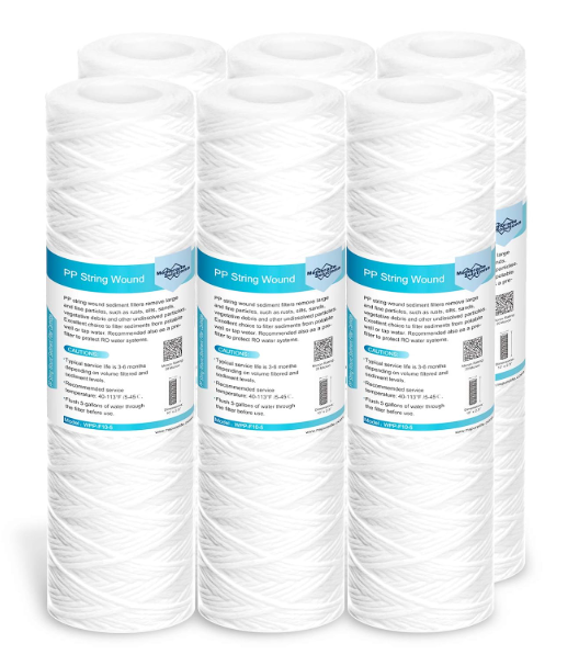 Sediment-Vorfilter im Mehrfachpack