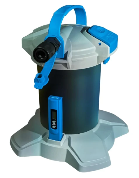Unger-Reinwasserfilter mit Tragegriff und Messanzeige